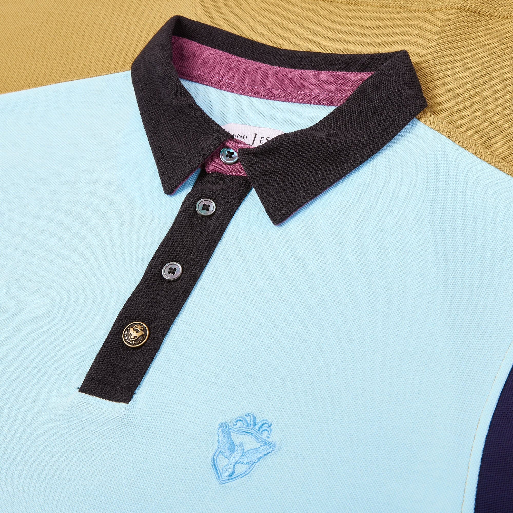 Multi-Coloured Short Sleeve Polo - Image 3